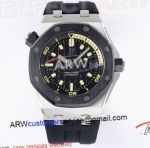 ZF Audemars Piguet Royal Oak Offshore Super Clone Black Dial Stainless Steel Watch